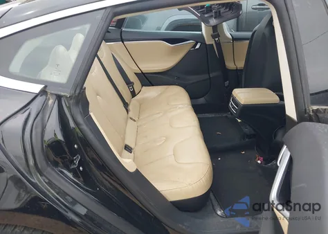 2014 Tesla Model S P85 z USA, uszkodzony, nr VIN 5YJSA1H10EFP34137